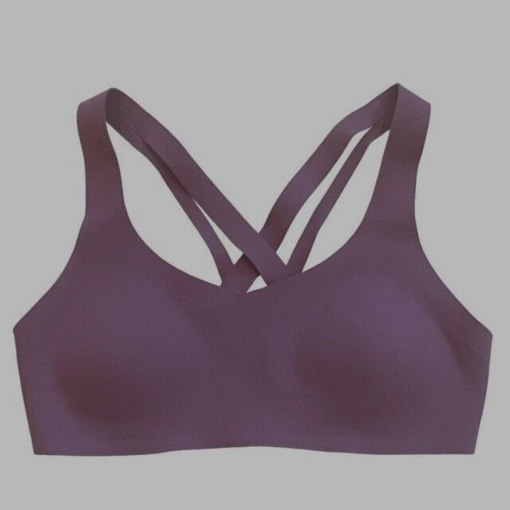 Lululemon Laser Focused Bra Womens Size 8 Purple B/C Cup Removable Pads